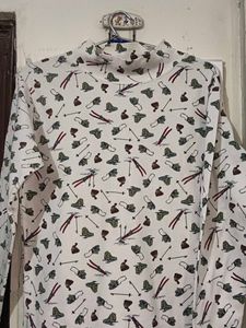 woollen girls highneck tshirt