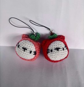 Crochet Fruity Cat Charms