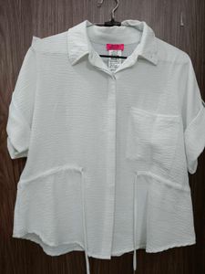 White Pocketed Shirt
