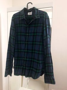 Wrogn Men Checked Green Shirt