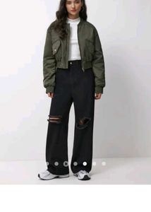 Urbanic Ripped Wide Leg Jeans