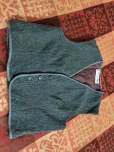 Gray Wool Vest