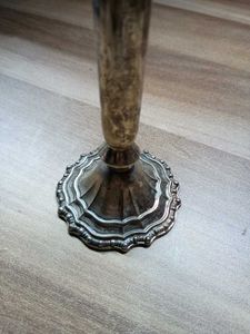 Vintage Silver Candle Holder Or Vase