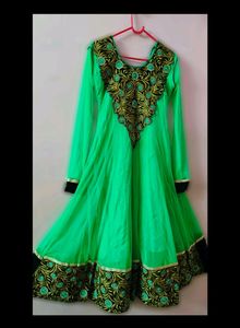 Flared Anarkali Dress 💚