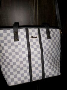 Checkered Tote Bag