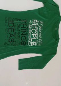 Green Graphic Tee - &#39;People, Things, Ideas&#39;