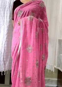 Glasswork Designer Saree