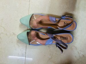 Pastel Slingback transparent heels!