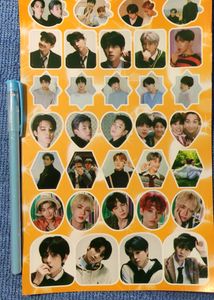 BTS Wooden Keychains And Stickers Combo💜✨