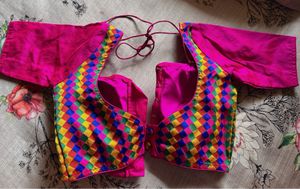 Dark Pink Padded Blouse