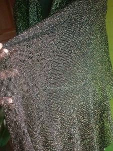 Vintage Knit Shawl Set