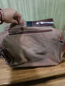 Imported Crossbody Bag with Lizard Design