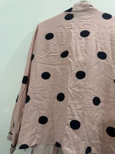 Black Polka Dots, Bust- 36
