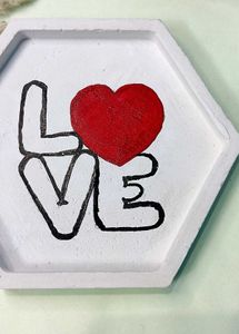 LOVE Hexagon Trinket Dish