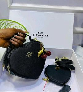 COACH HEART BAG GIFT SET PREMIUM WD BOX