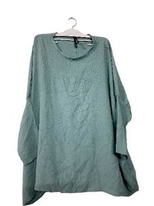 Sage Green Oversized Korean Top