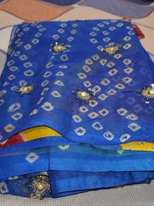 Elegant Blue Saree