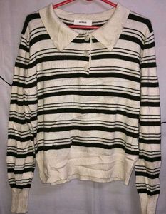 Striped Knit Sweater