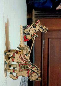 Wooden Horse 🐎 Chariot showpiece