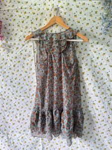 Floral Ruffle Mini Dress