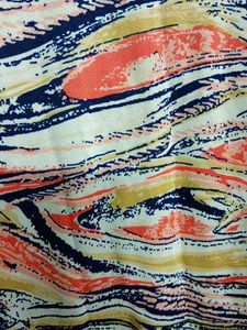 Patterned 3/4 Sleeve Top