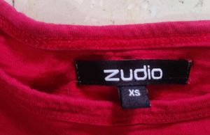 zudio crop top xs size