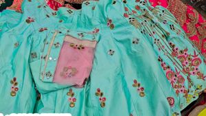 Very Heavy Designer Mirror Work Lehenga Choli