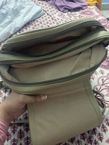 Beige Colour Backpack 🎒