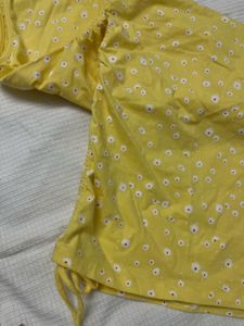 Yellow Floral Body Cone