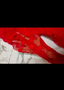 DROPPED 💯 Red Flared Gown..❤️🍒
