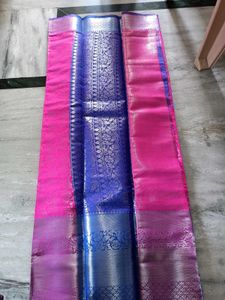 Pink Banarasi Silk Saree