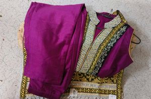 New Purpel Indan Outfit Kurta Set Long