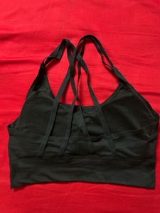 Black Sports Bra
