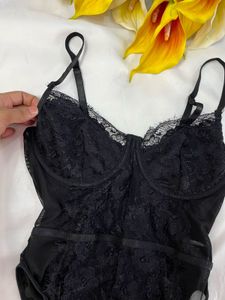 Black Lace Bodysuit