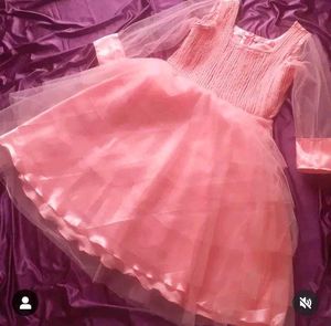 Pink Tulle Party Dress
