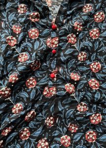 Printed corset kurti