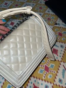 Classy White Bag