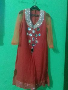 Traditional Mirror Work Suit...!!!!!!