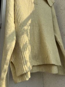 Korean pastel Collar Knit Sweater