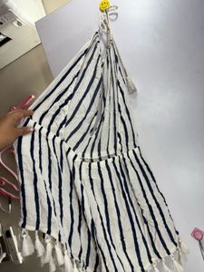 Striped Branded Playsuit Never Worn