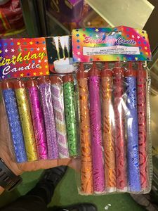 Sparkle Candle Set Big Small Packet