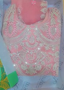 Pink Embroidered Pakistani Suit