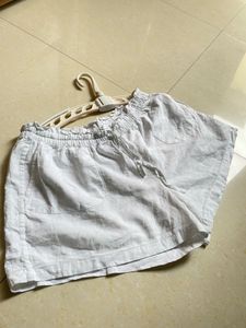 Next Y2k High Waist Cotton Shorts