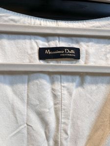 Massimo Dutti Elegant White Dress