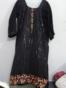 Black Georgette Suit For Women