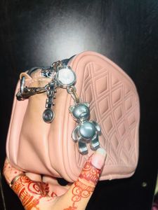 Sale- Cute Bag With Teddy Keychain