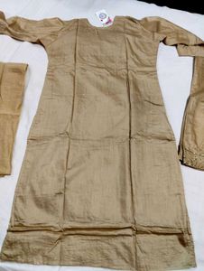 Muslin Kurta Pant Dupatta Set