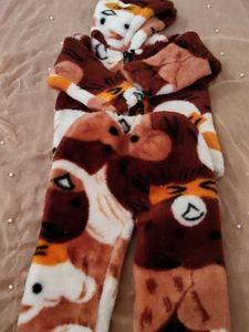 Cute Animal Print Baby Jacket