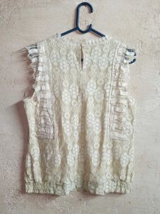 Trendy Lace Top Layered Sleeveless