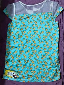 Cute Heart Print Top